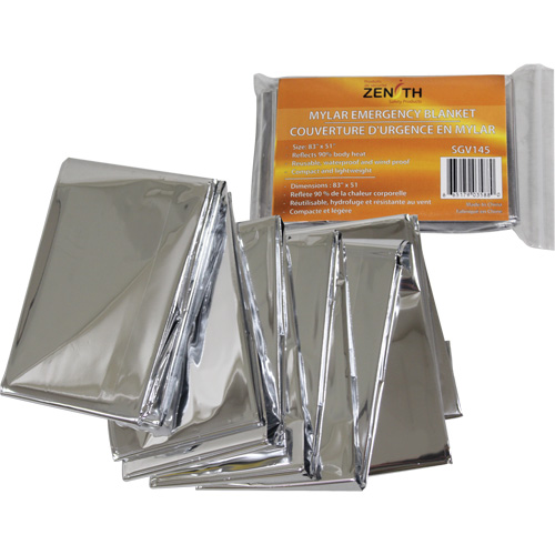 Emergency Blanket, Aluminized Polyester Southpoint Industrial Supply