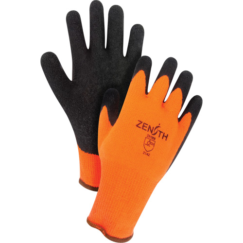 Natural Rubber Winter Gloves, Large, Latex Coating, 10 Gauge, Cotton/Polyester Shell Southpoint Industrial Supply