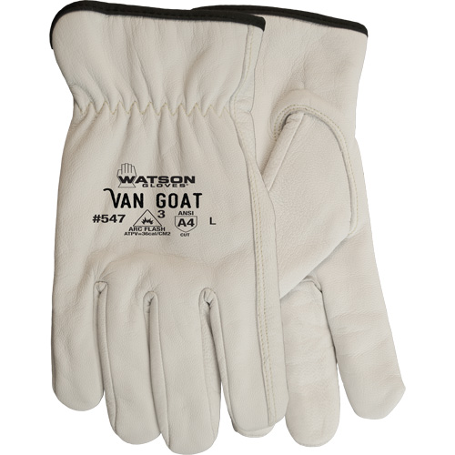 Van Goat Cut Resistant Work Gloves, Large, 36 cal/cm², Level 3, NFPA 70E Southpoint Industrial Supply