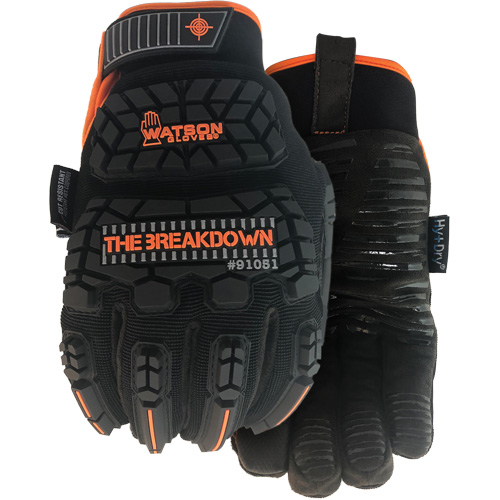 Gants de travail r&eacute;sistants aux coupures The Breakdown, Taille Petit, Enveloppe en Aramide/Polyester/Acier inoxydable, ASTM ANSI niveau A5 Southpoint Industrial Supply