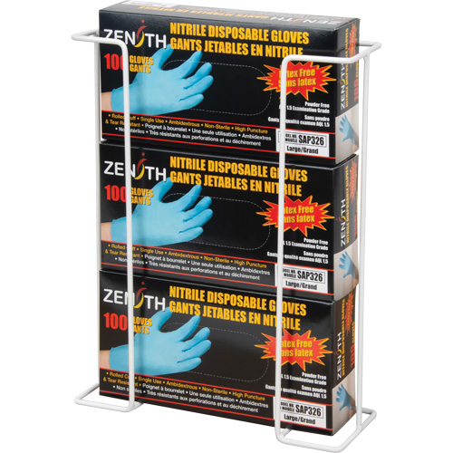 Distributeur de gants mural en fil m&eacute;tallique Southpoint Industrial Supply