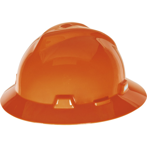 Casque de s&eacute;curit&eacute; &agrave; fente et bordure compl&egrave;te V-Gard, R&eacute;pond aux normes CSA type 1, Suspension Glissement rapide, Non ventil&eacute; Southpoint Industrial Supply