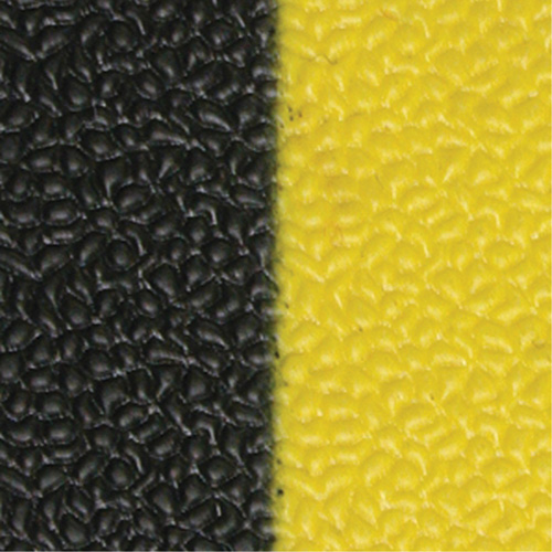 Airsoft Anti-Fatigue Mat, Pebbled, 3' x 5' x 3/8", Black/Yellow, PVC Sponge Southpoint Industrial Supply