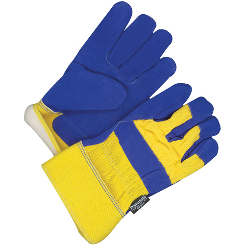 Classic Fitter's Gloves, One Size, Split Leather Palm, Thinsulate Inner Lining Southpoint Industrial Supply