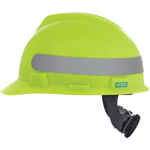Casque de s&eacute;curit&eacute; &agrave; fentes V-Gard, R&eacute;pond aux normes CSA type 1, Suspension Rochet, Non ventil&eacute; Southpoint Industrial Supply