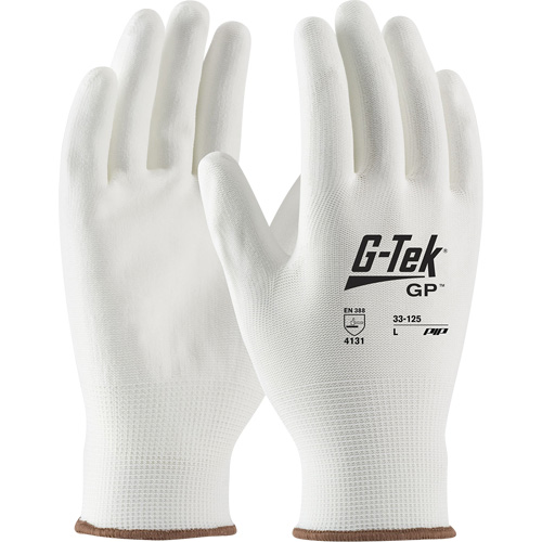 Gants enduits G-Tek GP, Petit, R&ecirc;vetement Polyur&eacute;thane, Calibre 13, Enveloppe en Nylon Southpoint Industrial Supply