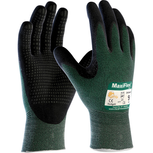 Gants ATG MaxiFlex Cut, T-Grand, Calibre 15, Rev&ecirc;tement Mousse de nitrile, ASTM ANSI niveau A2/EN 388 niveau 3/EN 388 niveau B Southpoint Industrial Supply