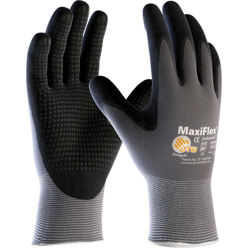 Gants enduits ATG MaxiFlex Endurance, Petit, R&ecirc;vetement Mousse de nitrile, Calibre 15, Enveloppe en Nylon/Lycra Southpoint Industrial Supply
