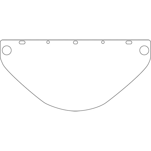 Visi&egrave;re de s&eacute;curit&eacute; universelle Dynamic, Polycarbonate, Teinte Transparent Southpoint Industrial Supply