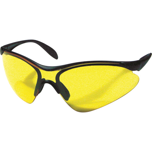 Lunettes de s&eacute;curit&eacute; Miranda, Lentille Jaune, Anti-&eacute;gratignures, R&eacute;pond ou surpasse la norme CSA Z94.3 Southpoint Industrial Supply