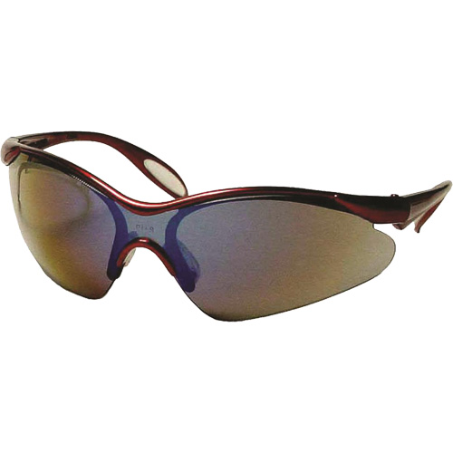 Lunettes de s&eacute;curit&eacute; Miranda, Lentille Miroir bleu, Anti-&eacute;gratignures, R&eacute;pond ou surpasse la norme CSA Z94.3 Southpoint Industrial Supply