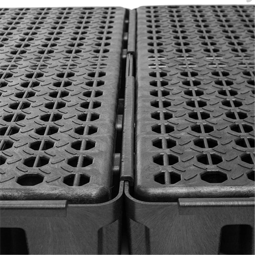 Black Diamond Low Profile Spill Pallet, 102 US gal. Spill Capacity, 96" x 49" x 6.5" Southpoint Industrial Supply
