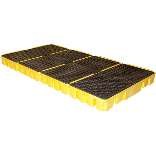 Low Profile Spill Pallet, 102 US gal. Spill Capacity, 96" x 49" x 6.5" Southpoint Industrial Supply