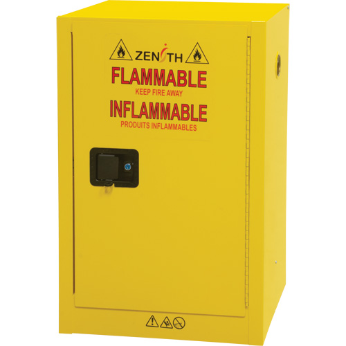 Flammable Aerosol Storage Cabinet, 12 gal., 1 Door, 23" W x 35" H x 18" D Southpoint Industrial Supply
