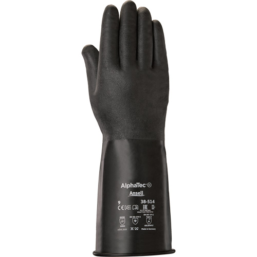 AlphaTec&reg; 38-514 Gloves, Size 7, 14" L, Butyl Rubber, 14-mil Southpoint Industrial Supply