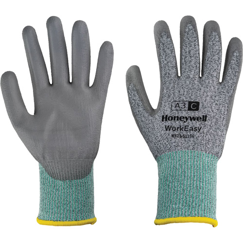 Gants de protection contre les coupures WorkEasy, Taille 6/T-petit, Calibre 13, Rev&ecirc;tement Polyur&eacute;thane, Enveloppe en PEHP/Fibre de verre, ASTM ANSI niveau A3/EN 388 niveau C Southpoint Industrial Supply