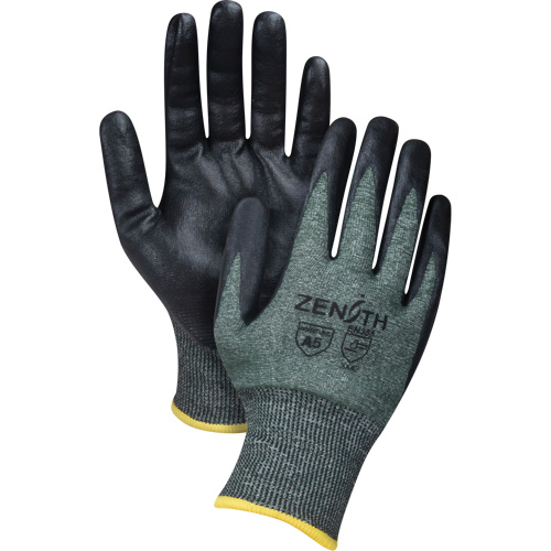 Gants l&eacute;gers et haute dext&eacute;rit&eacute; r&eacute;sistants &agrave; la coupe, Taille T-Grand, Calibre 18, Rev&ecirc;tement Mousse de nitrile, Enveloppe en Nylon/PEHP/Spandex, ASTM ANSI niveau A5 Southpoint Industrial Supply