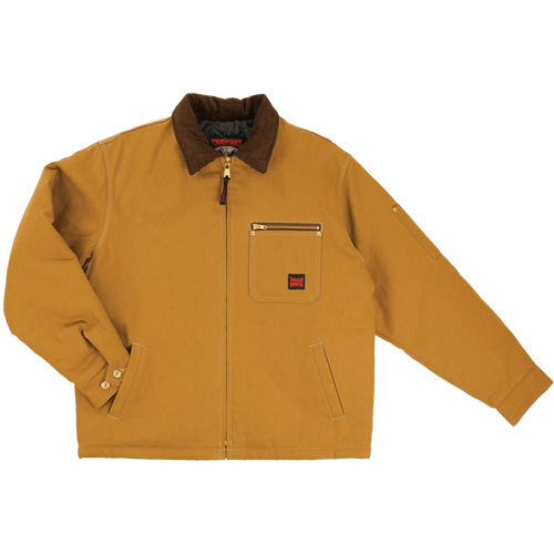 Duck Chore Jacket, Men's, Small, Brown Southpoint Industrial Supply