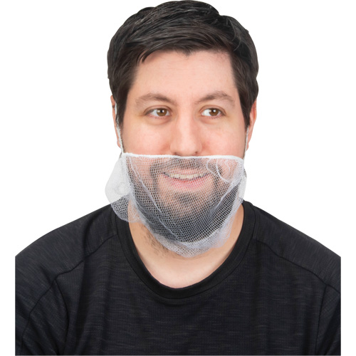 Beard Nets, Nylon, White Southpoint Industrial Supply