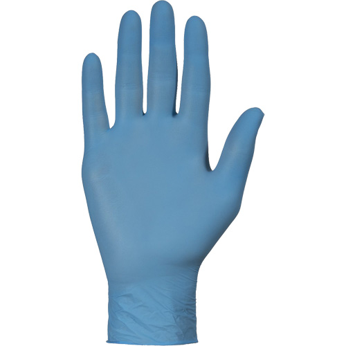 Gants jetables KeepKleen, Petit, Nitrile, 2,8 mil, Sans poudre, Bleu Southpoint Industrial Supply