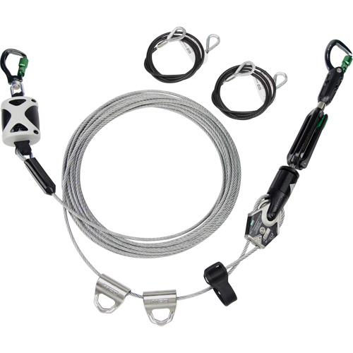 Temporary Horizontal Lifeline, Galvanized Cable Southpoint Industrial Supply