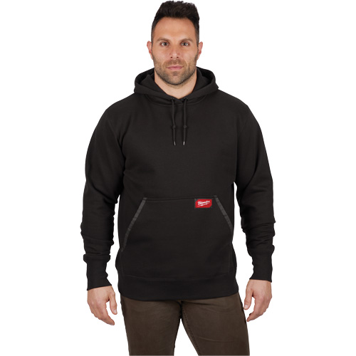 Heavy-Duty Pullover Hoodie, Men's, Small, Black Southpoint Industrial Supply