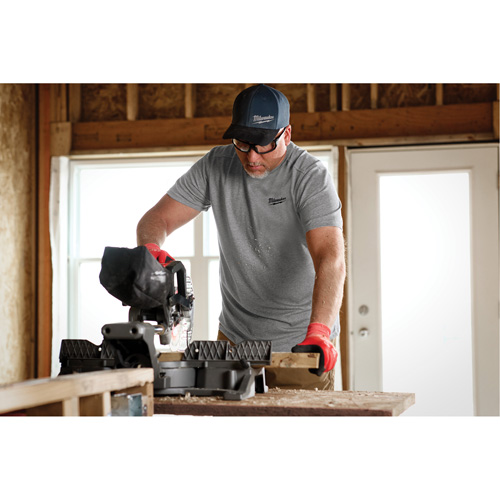 T-shirt de travail hybride, Hommes, Petit, Gris Southpoint Industrial Supply