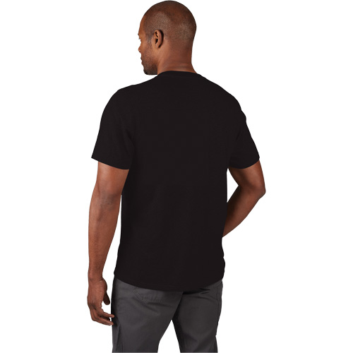 Hybrid Work Tee Shirt, Men's, Small, Black Southpoint Industrial Supply