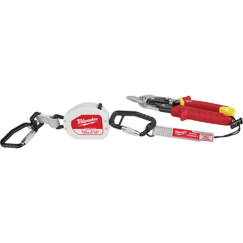 Quick-Connect Tool Lanyard, Retractable, Dual Carabiner Southpoint Industrial Supply