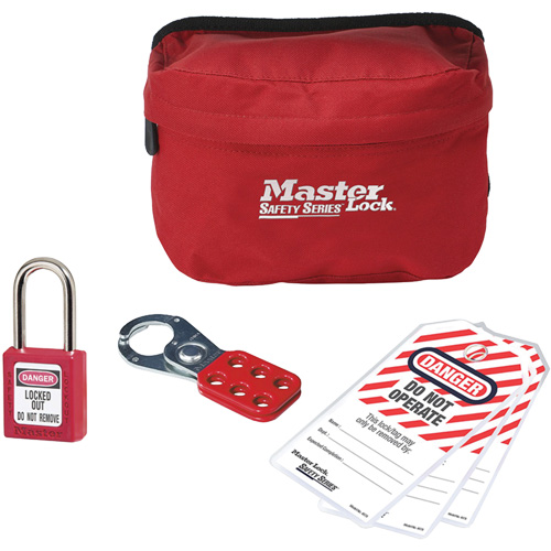 Personal Lockout Kit with Zenex Thermoplastic Padlock, 6 Components Southpoint Industrial Supply