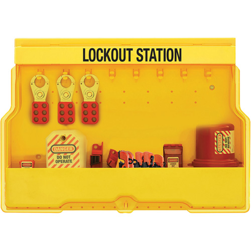 Premier Electrical Lockout Station, None Padlocks, 16 Padlock Capacity, Padlocks Not Included Southpoint Industrial Supply