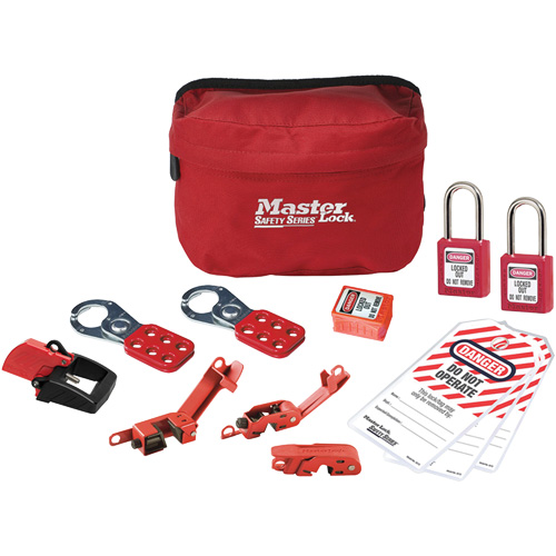 Standard Lockout Kit with Zenex Thermoplastic Locks, Electrical Kit, 13 Components Southpoint Industrial Supply