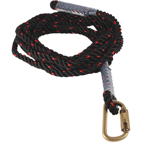 Dynamic Vertical Rope Lifeline with Carabiner Southpoint Industrial Supply