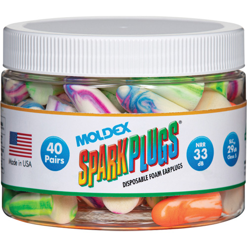 SparkPlugs Earplugs, Bulk - Canister Southpoint Industrial Supply