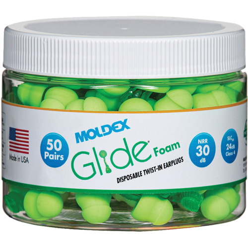 Glide&reg; Foam Earplugs, Bulk - Canister Southpoint Industrial Supply