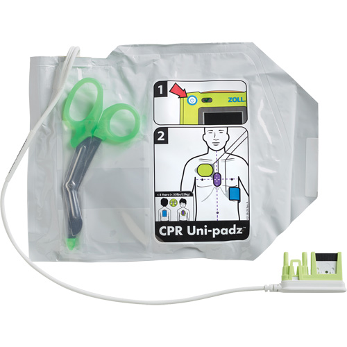 &eacute;lectrodes RCR pour adultes & enfants Uni-Padz, Zoll AED 3 Pour, Classe 4 Southpoint Industrial Supply