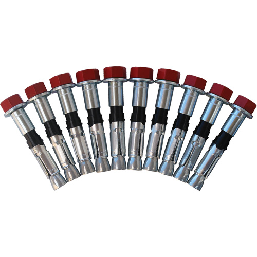 Jeu de boulons de rechange pour ancrages &agrave; anneau en D pour b&eacute;ton, Boulonn&eacute;, Usage Permanent/Temporaire Southpoint Industrial Supply