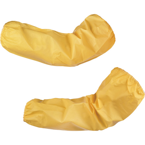 Manchons jetables niveau 1 ChemMax, Longueur de 18", Poly&eacute;thyl&egrave;ne/Polypropyl&egrave;ne, Jaune Southpoint Industrial Supply