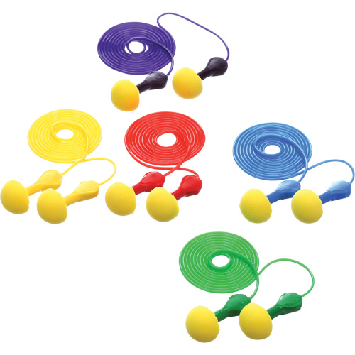 Bouchons d'oreilles rapides de style capsule E-A-R, Avec cordon, Vrac - Sachet coussin, 25 dB NRR, Taille unique Southpoint Industrial Supply