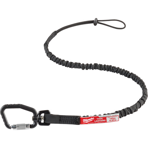 Locking Tool Lanyard, Bungee, Carabiner/Loop Southpoint Industrial Supply