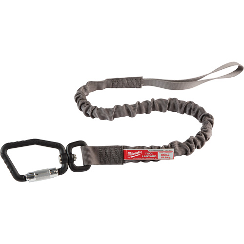 Locking Tool Lanyard, Bungee, Carabiner/Loop Southpoint Industrial Supply