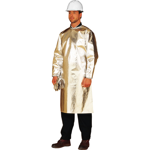ALM 300 Long Heat Protective Apron/Smock, 48" L, Aluminized Fibreglass Southpoint Industrial Supply