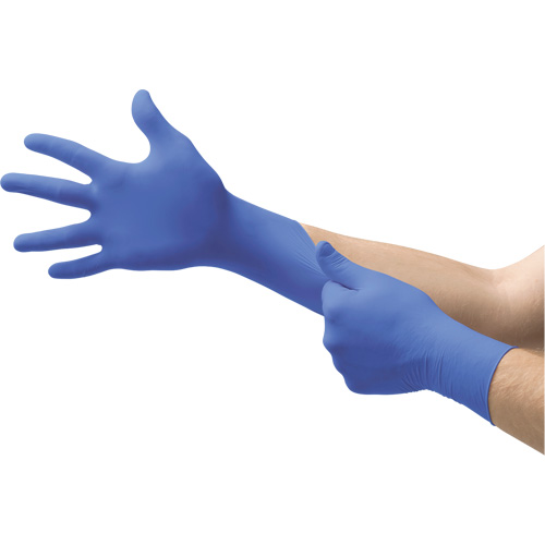 Gants Microflex N85, T-petit, Nitrile, 3,5 mils, Sans poudre, Bleu, Classe 2 Southpoint Industrial Supply