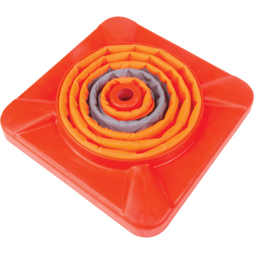 C&ocirc;ne de signalisation repliable, 18" h, Orange Southpoint Industrial Supply