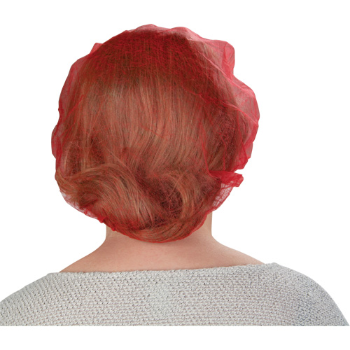 Bonnets bouffants, Polypropyl&egrave;ne, 21", Rouge Southpoint Industrial Supply