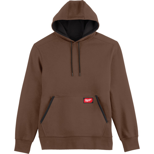 Midweight Pullover Hoodie, Men's, Small, Brown Southpoint Industrial Supply