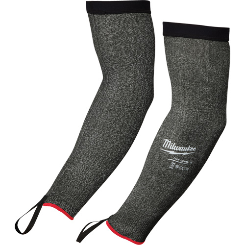 Manches de protection, Poly&eacute;thyl&egrave;ne, 16", ANSI/ISEA 105 niveau 5/EN 388 niveau E, Gris Southpoint Industrial Supply