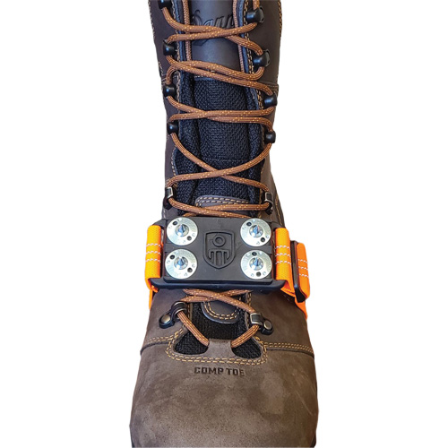 Crampon &agrave; glace anti&eacute;tincelles Midcleat, Acier au carbone, Traction Crampon, Taille unique Southpoint Industrial Supply