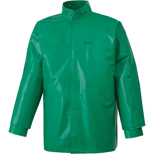 J43 380 CA-43&reg; FR Chemical- & Acid-Resistant Jacket, Small, Green Southpoint Industrial Supply