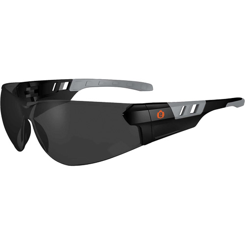 Lunettes de s&eacute;curit&eacute; sans monture Skullerz SAGA, Lentille Fum&eacute;e, Anti-&eacute;gratignures, ANSI Z87+/R&eacute;pond ou surpasse la norme CSA Z94.3 Southpoint Industrial Supply